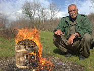 طبیعت با پرندگان و دیگر مخلوقات خدا زیباست بر این اساس کبک در بندم را آزاد کردم.