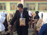 مراسم با شکوه حمایت از " طبیعت " در دبستان خاکی