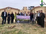کاشت بلوط در محوطه بیمارستان صلاح الدین ایوبی شهر بانه