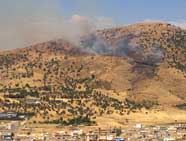شهروندان بانه ای آیا می دانید بخشی از مرتع زیبا ی کوه بابوس امروز در آتش سوخت ؟ 
