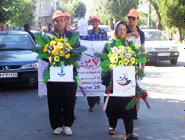 شرکت اعضای پاژین در مراسم 28 مین سالگرد بمباران شیمایی سردشت